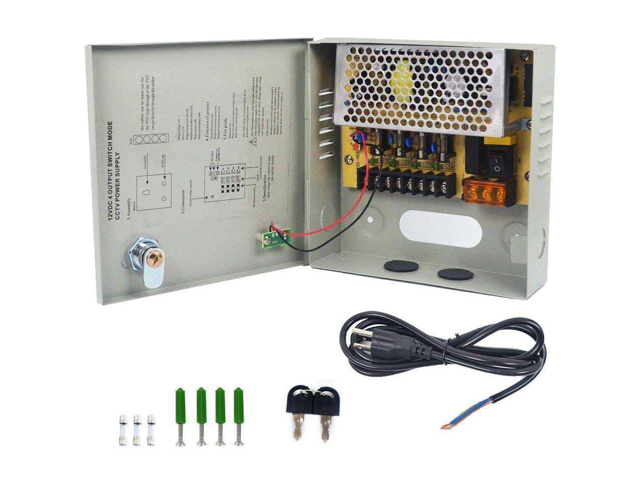 CCTV power supply 4ways
