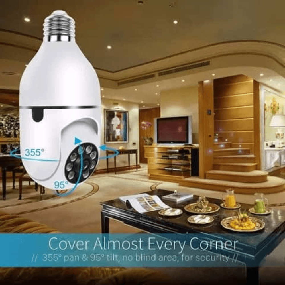 Bulb wireless camera