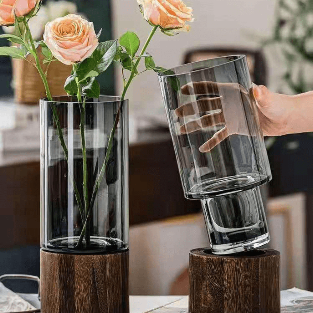 Clear Flower Glass Dome