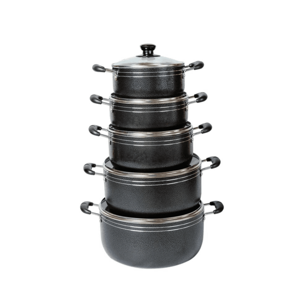 5pieces Nonstick cookware pots with 1 frying pan