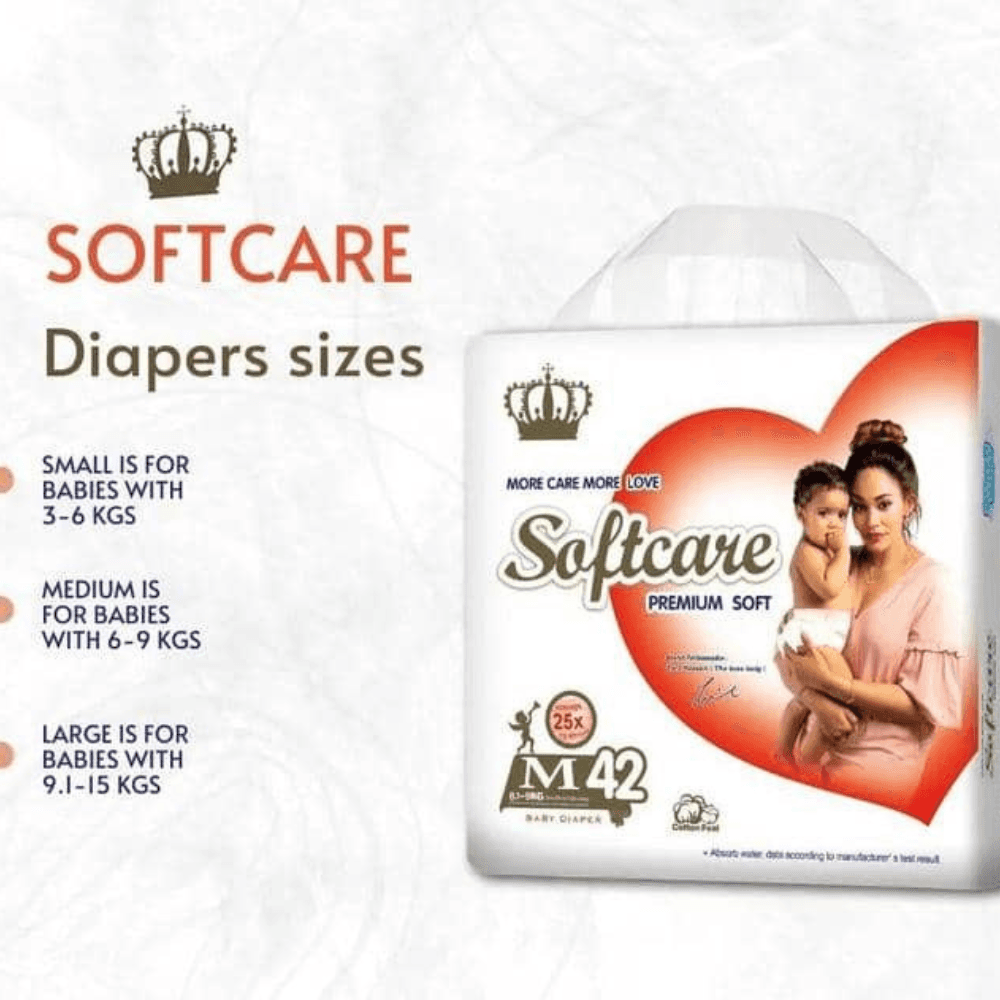 SoftCare baby diapers pack