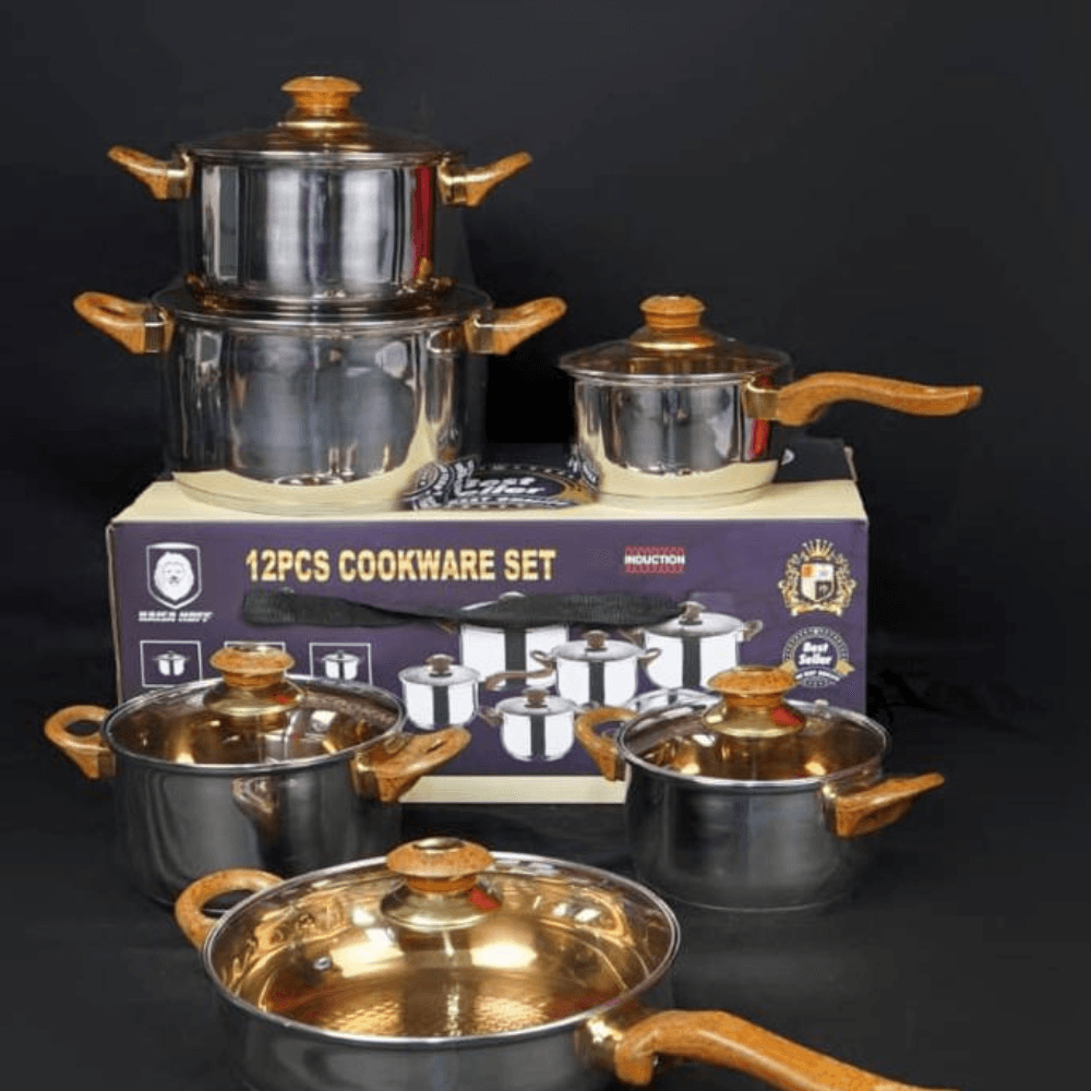 12Pcs Cookware Set