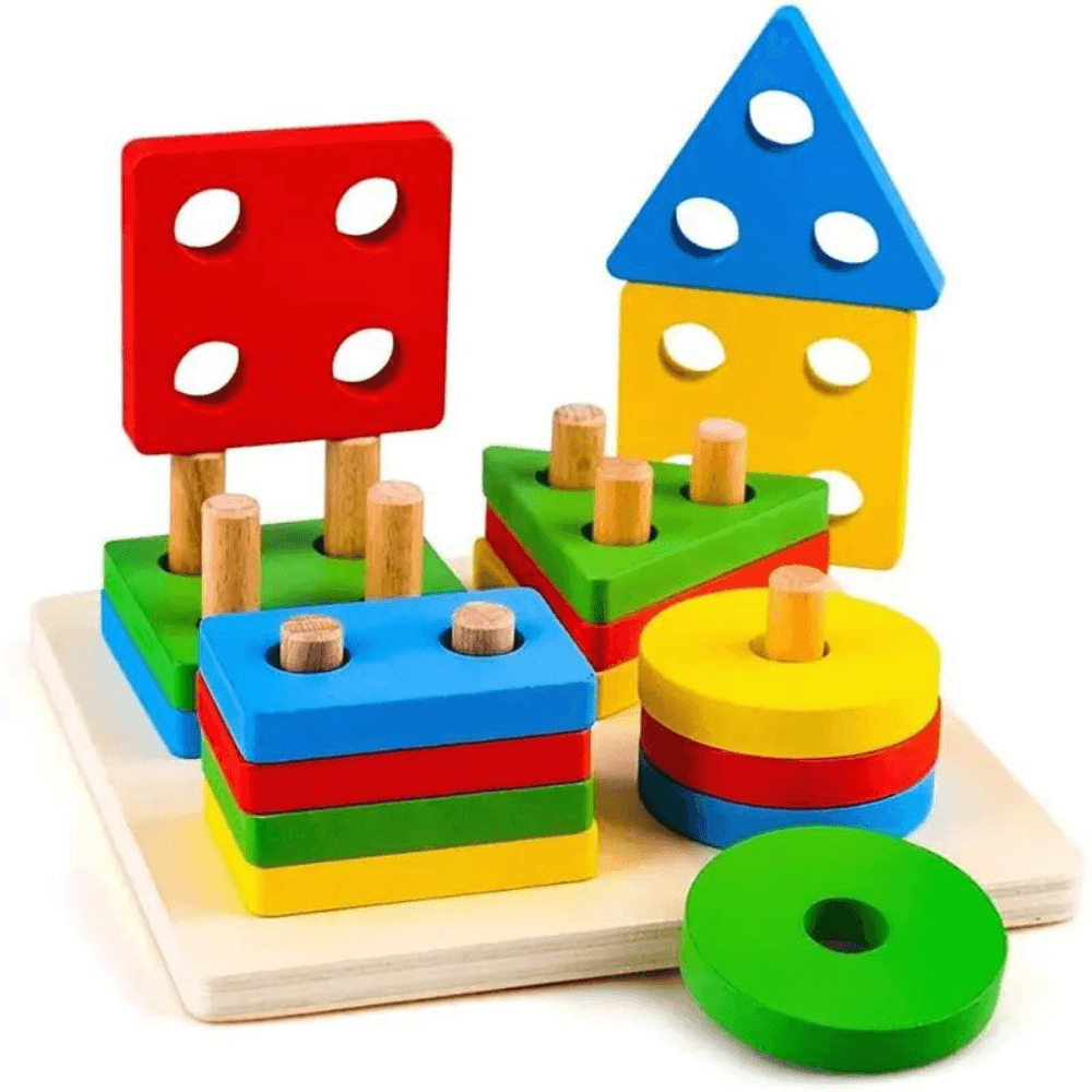 Wooden Toy Color Shape Recognition