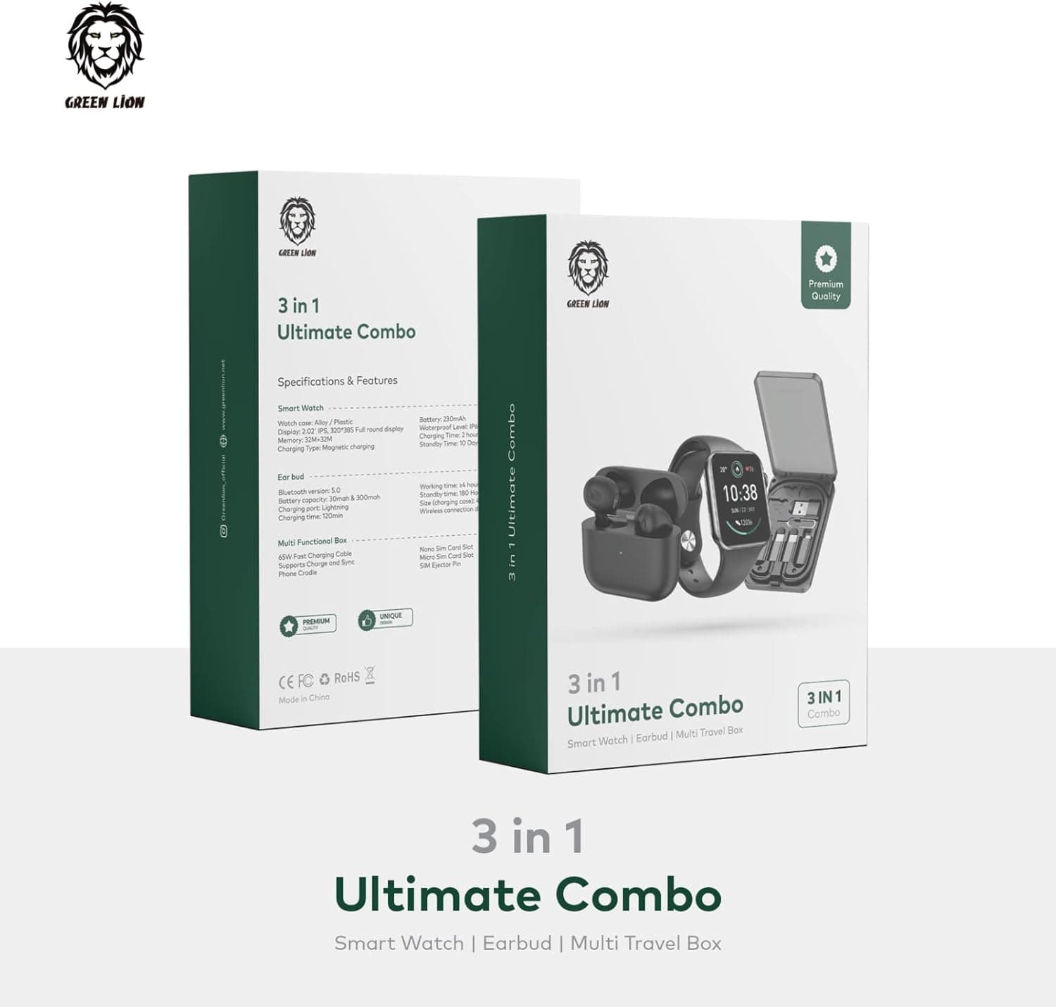 Green Lion 3 In 1 Ultimate Combo
