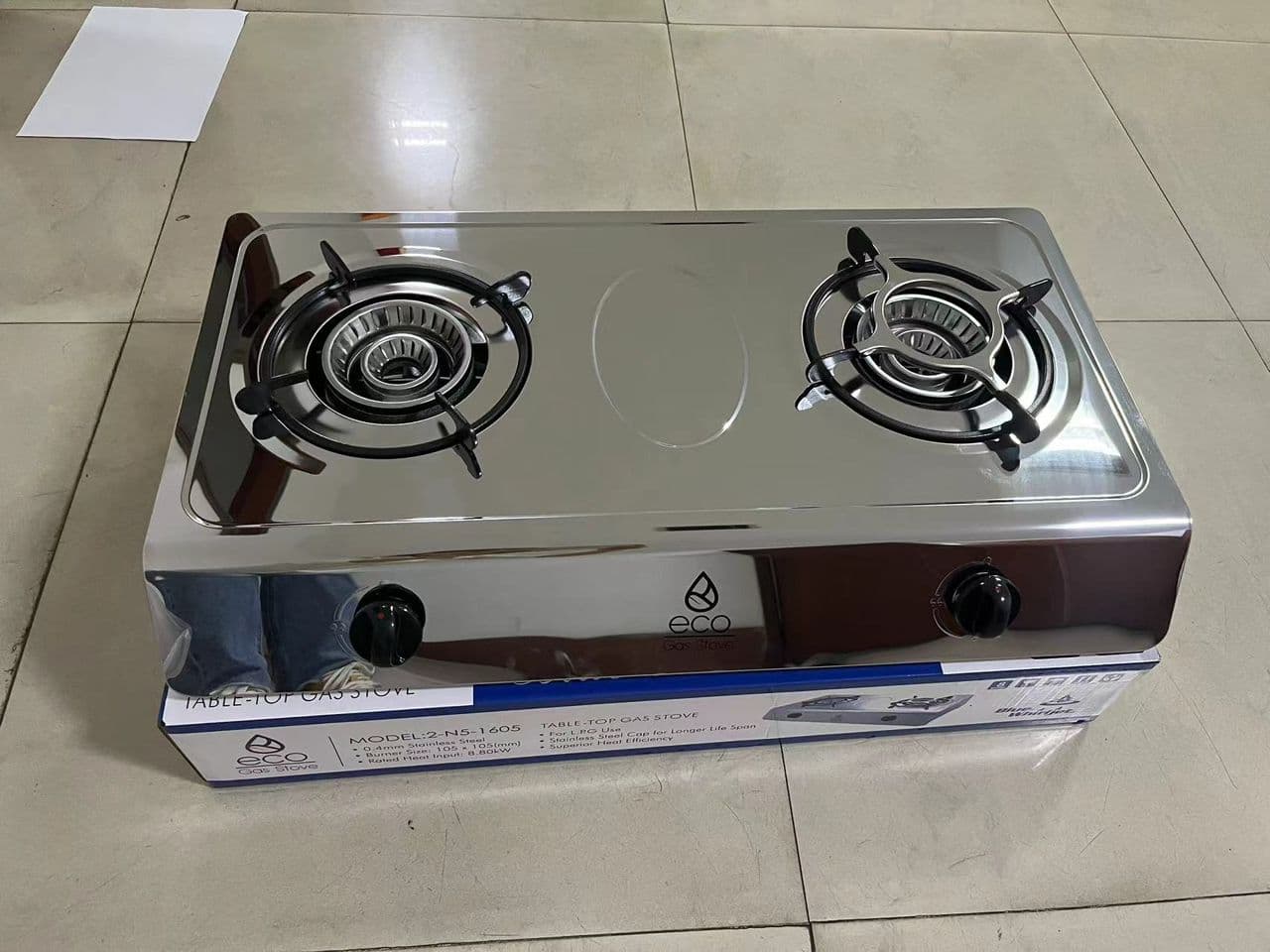Eco Africa Two Burner Gas cooker