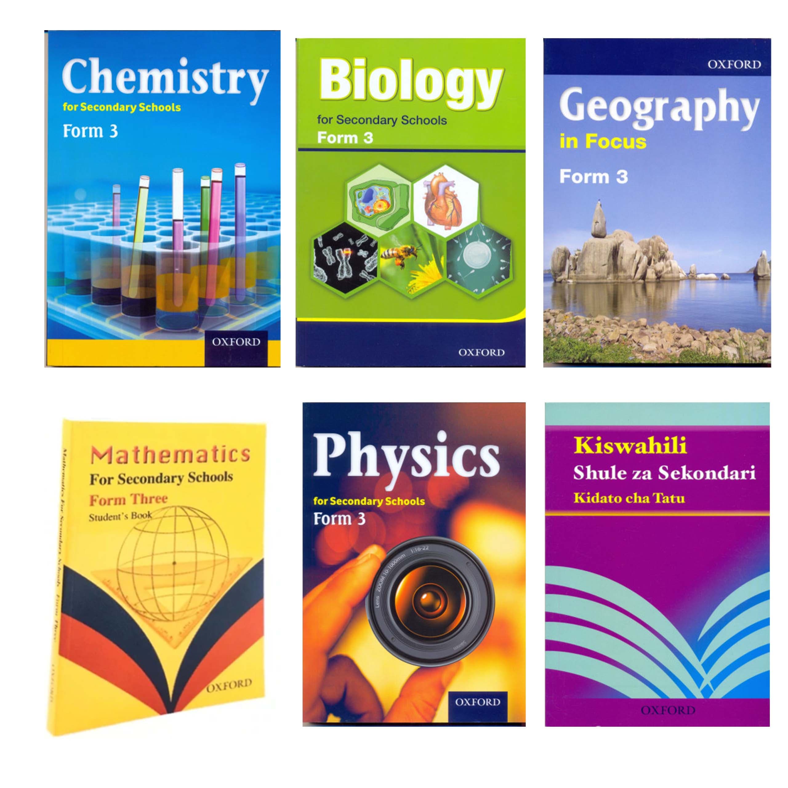 Oxford Form 3 Books