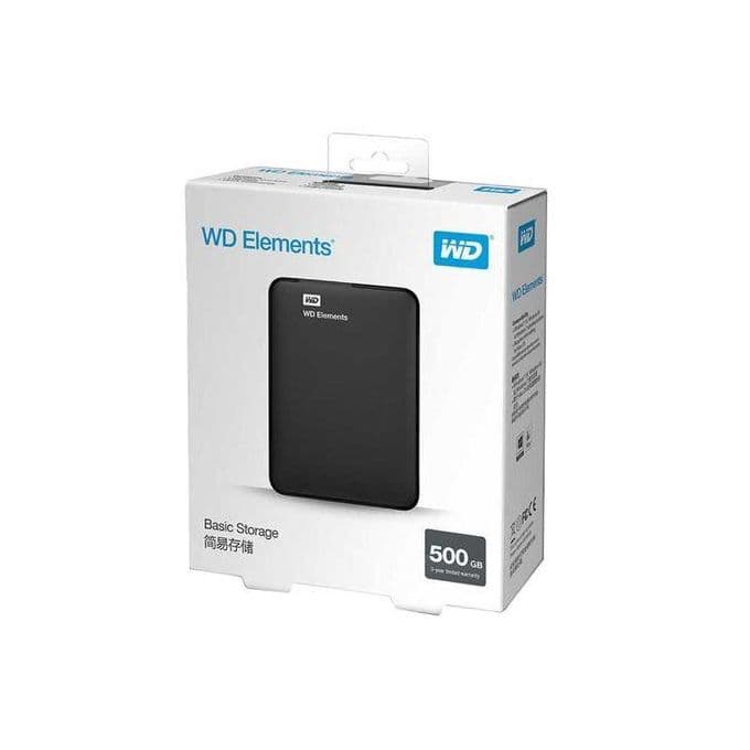 WD External Hard Drive 500GB