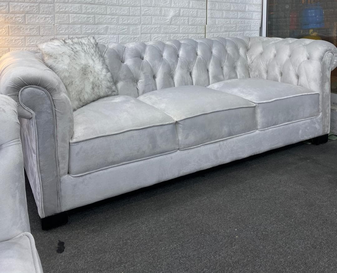 3 Seater Sofa Mukongo Wood