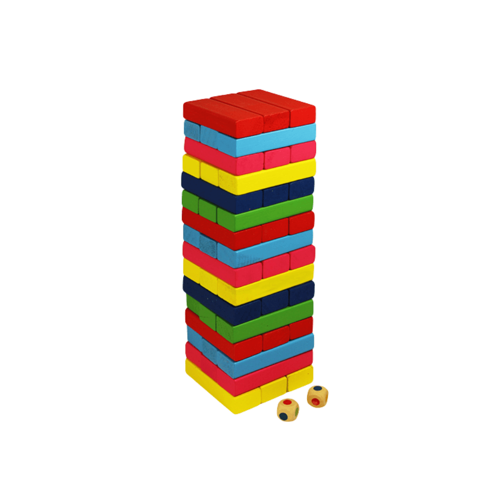 Colorful Jenga