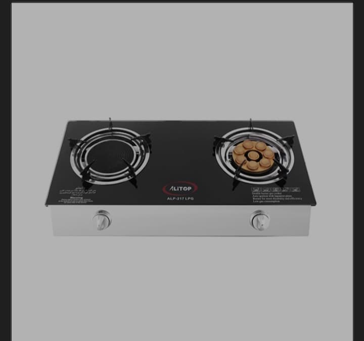 ALITOP GAS COOKER TWO PLATES
