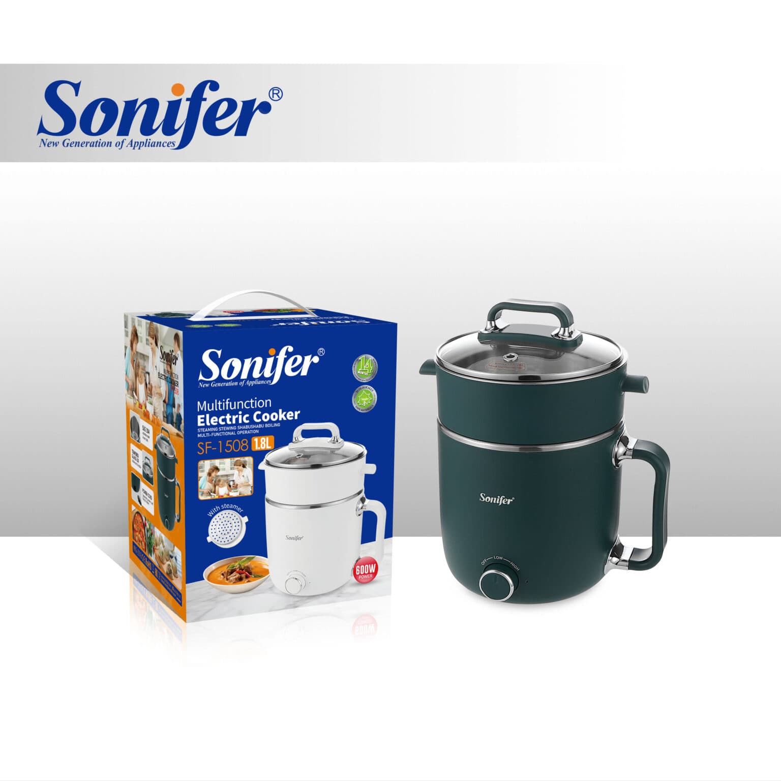SONIFER ELECTRIC COOKER SF-1508