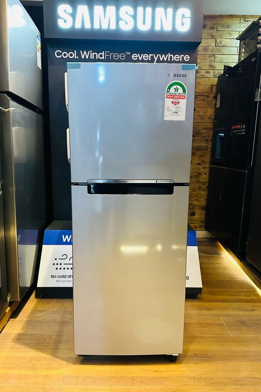 SAMSUNG REFRIGERATOR 208L DOUBLE DOOR TOP FREEZER RT26H AR2DSA/RT20 HAR2DSA – 208L