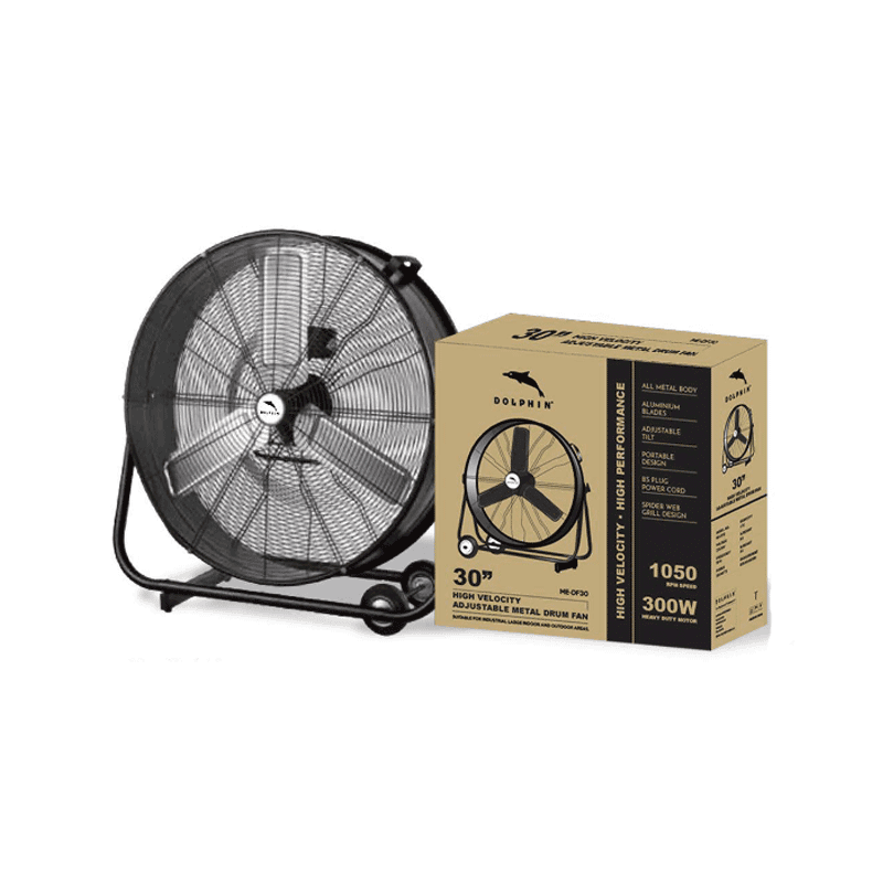 DOLPHIN ADJUSTABLE METAL DRUM FAN ME-DF30