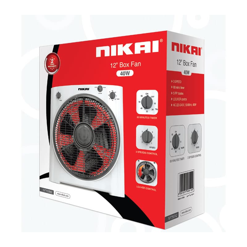 NIKAI BOX FAN NF755n2