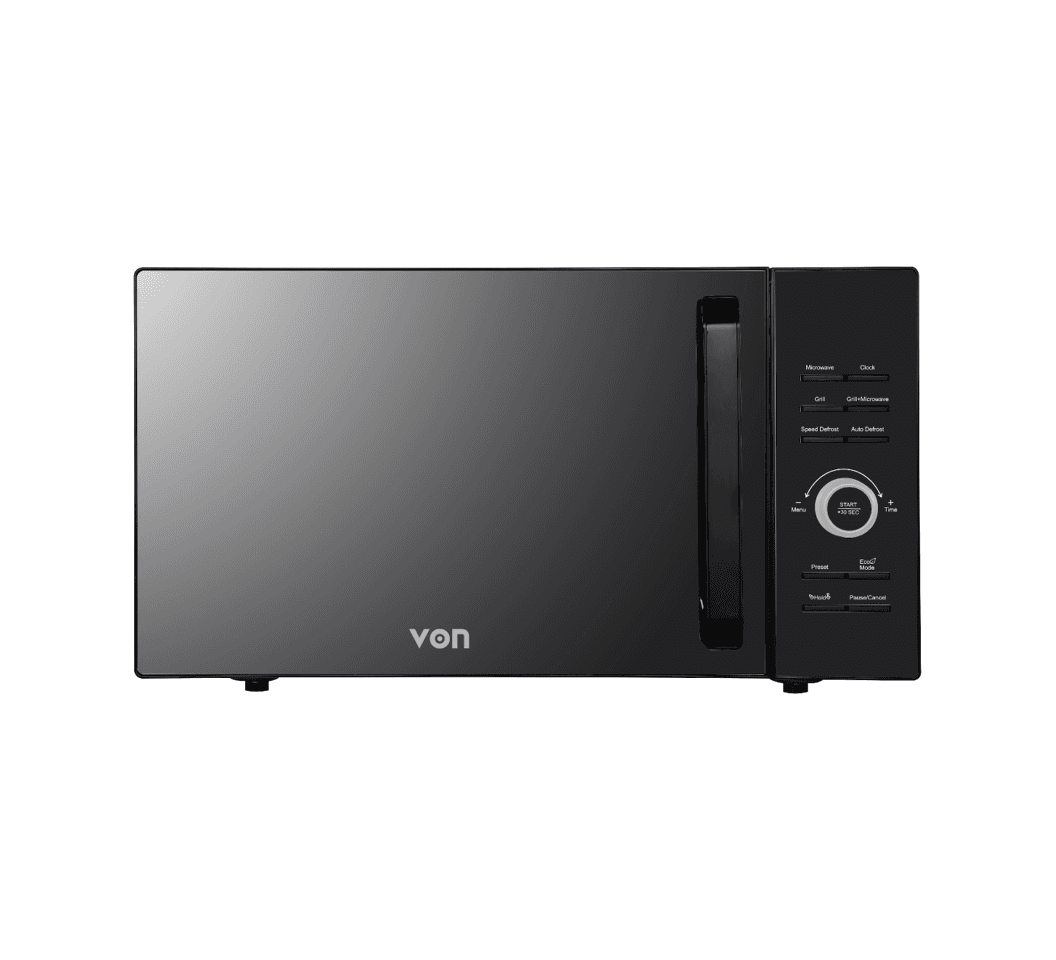 Von VAMG-25DGK Digital Microwave Oven Grill 25L – Black