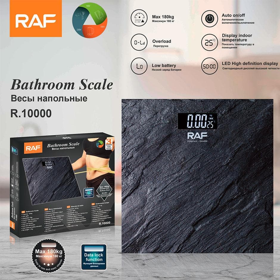 RAF R.10000 Digital Bathroom Scale