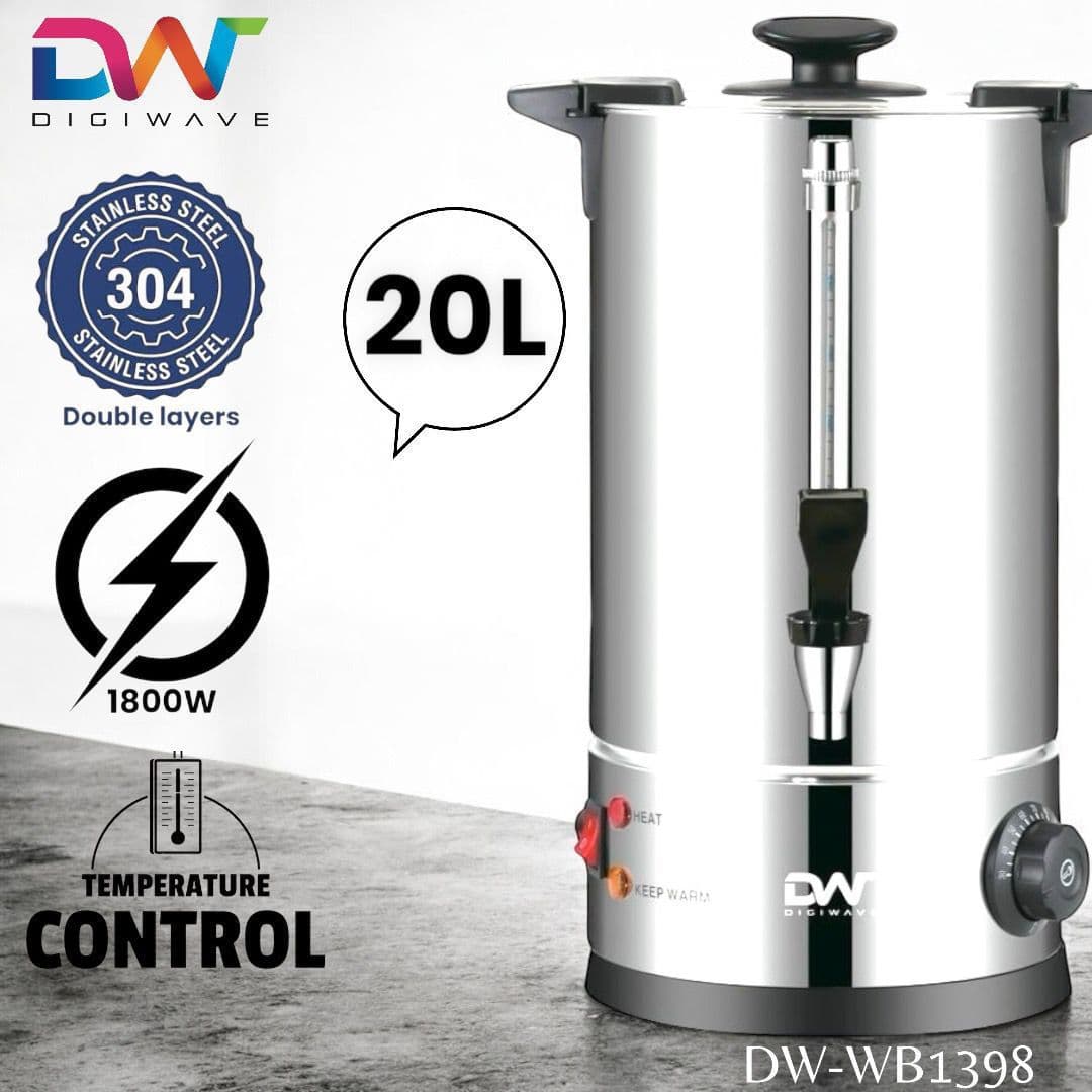 Digiwave Stainless Steel Water Boiler, Model DW-WB1398