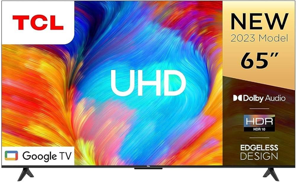 TCL 65 Inch TV, 4K UHD Smart TV, 65P635
