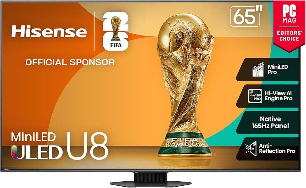Hisense 65 U8 Mini-LED ULED 4K UHD  Smart TV