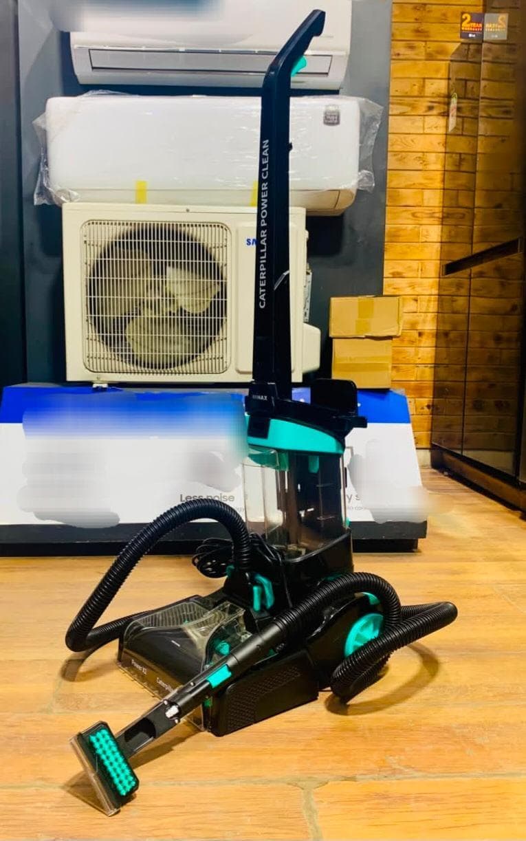 Brinax Caterpillar Power Clean (Model Big BX 140) is a highly popular 3-in-1 automatic carpet cleaner, washer, and wet-dry vacuum cleaner featuring a large 3.5-liter water tank capacity. I