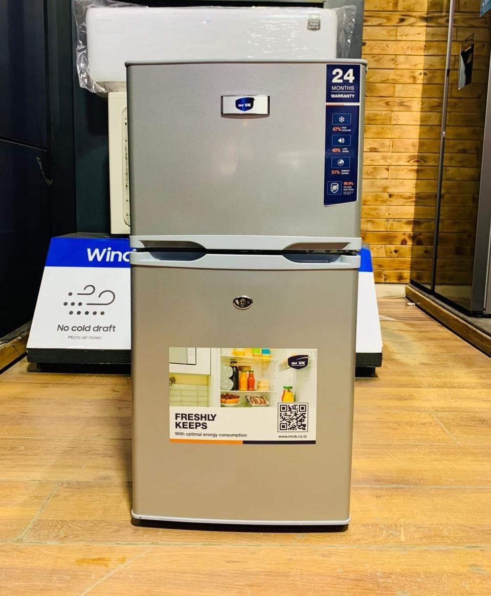 MR UK Refrigerator (Model: F42-9-80) in Silver features a 98-liter net capacity