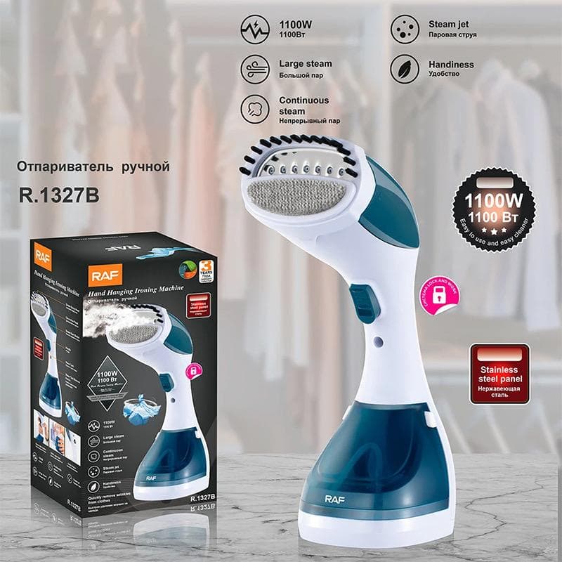 RAF Steam Iron R.1327 1100W Professional Handheld Steam Iron Mechanical Temperature Control RAF Steam Iron