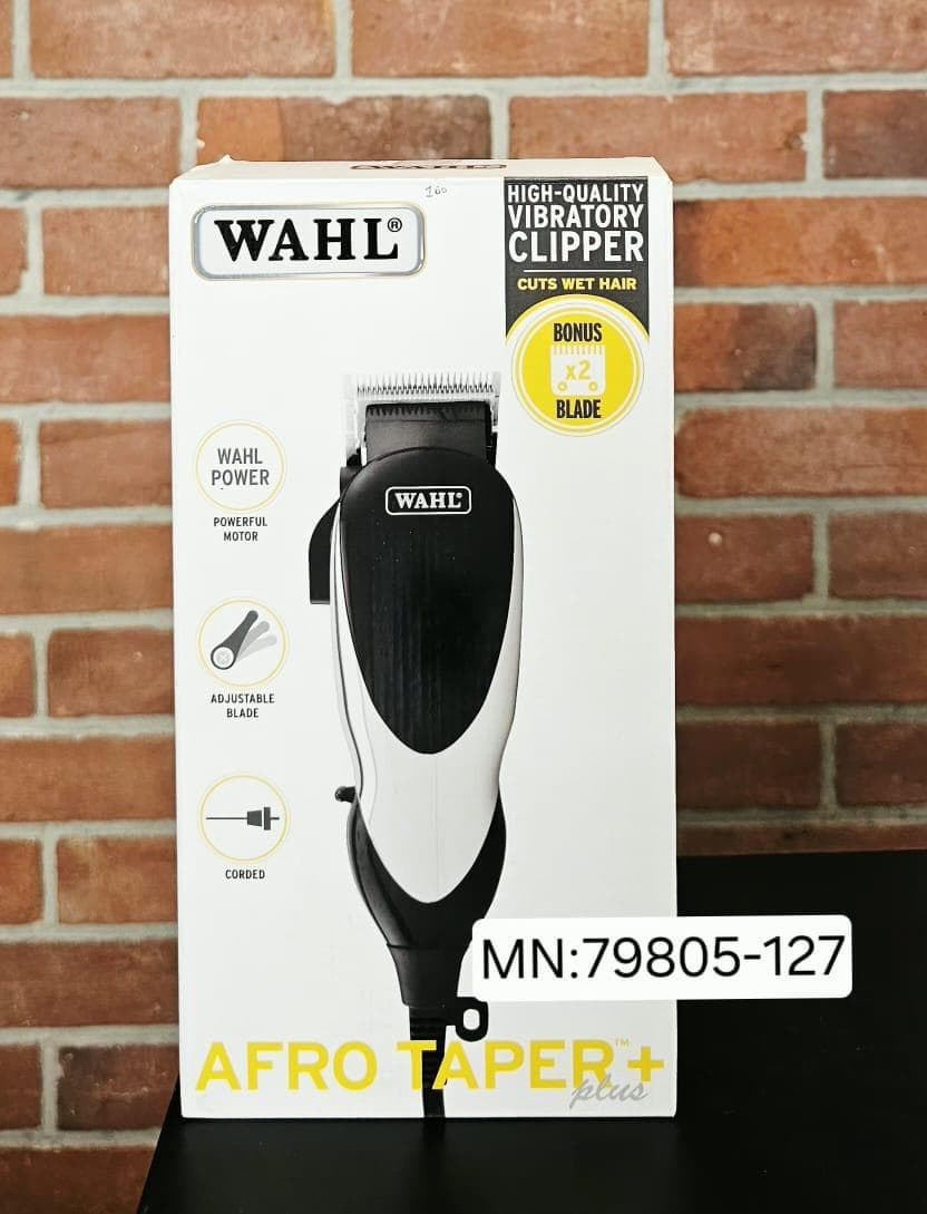 Wahl Afro Taper Corded Clipper (Model 79805-127) is a high-quality, professional vibratory clipper