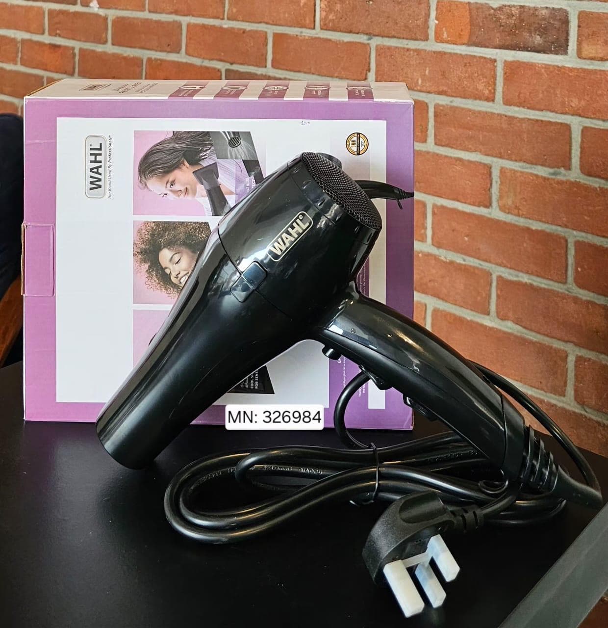 Wahl PowerPik 3000 Series Hair Dryer, 1800W, Black, 3026-984