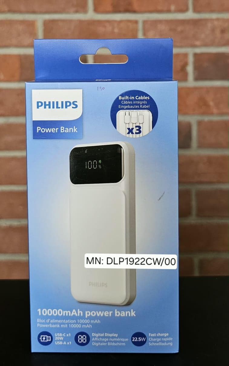 Philips Power bank 10,000mA DLP1922CW/00