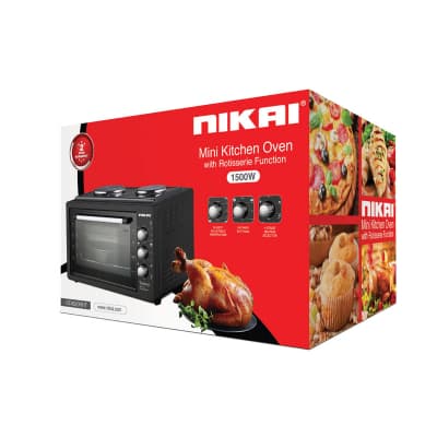 Nikai Oven 20L 2 Hot Plate 1800W 6 Stages Heating Selector NT4520RHT Black