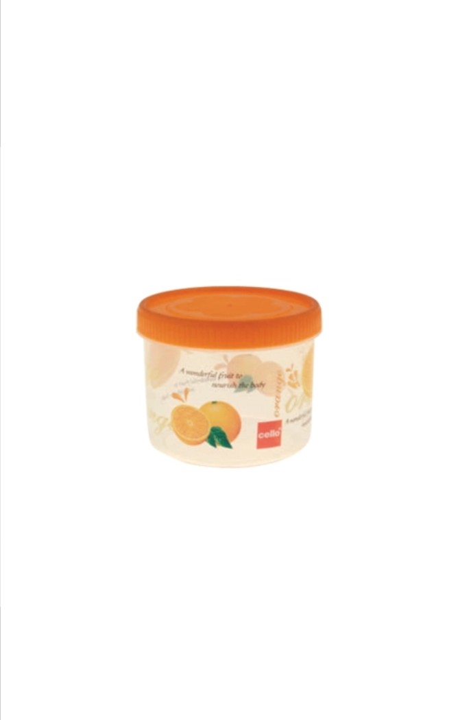 Cello Plastic Container Jar 750ml Printed (Pack of 12)