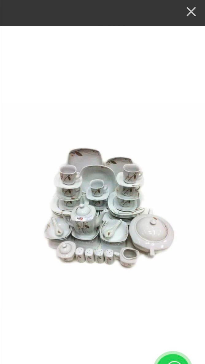 Yaspeco Dinner Set Square 70pc 1st S11-70