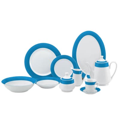 Nadstar8 Dinner Set 47pcs Porcelain Dark Blue RSPD003