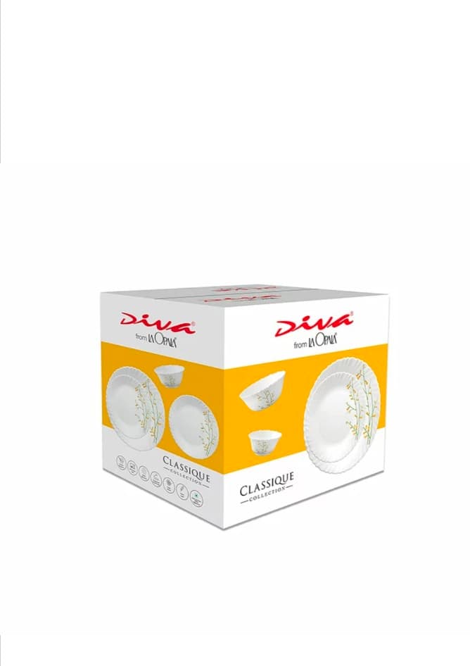 La Opala Dinner Set Royal Iris Classique 20 Pieces LR020