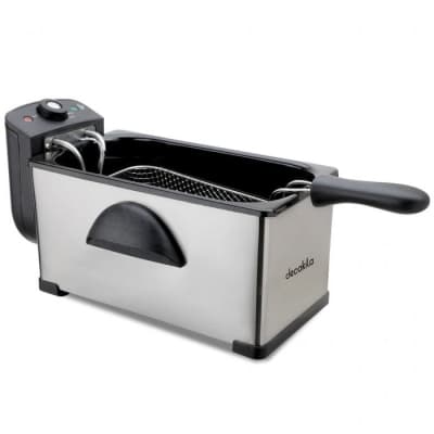 Decakila Deep Fryer 3L Stainless Steel 2000W KEEC056M