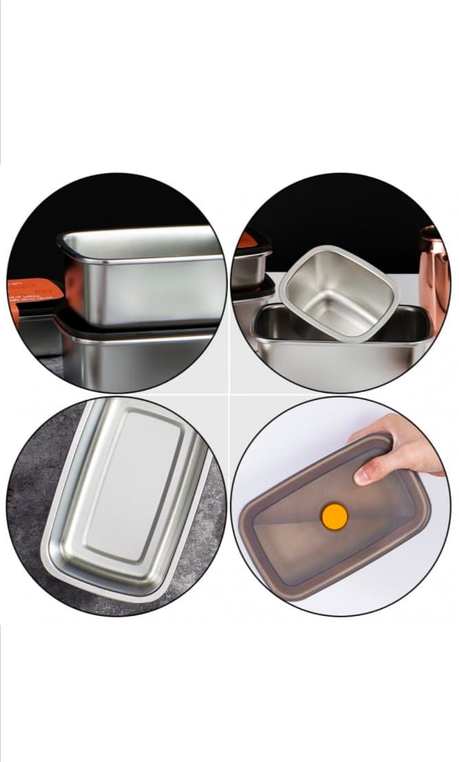 Nadstar1 Stainless Steel Food Storage 2900ml