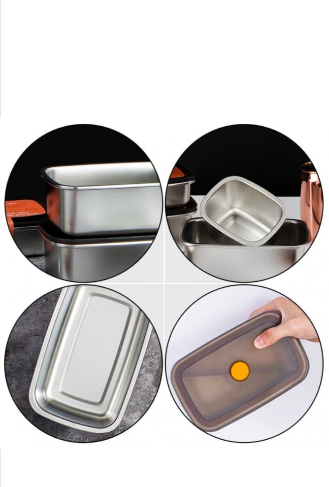 Nadstar1 Stainless Steel Food Storage 1600ml