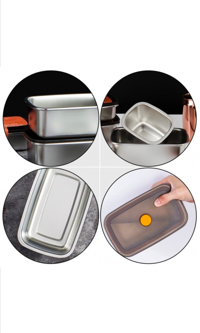 Nadstar1 Stainless Steel Food Storage 1300ml