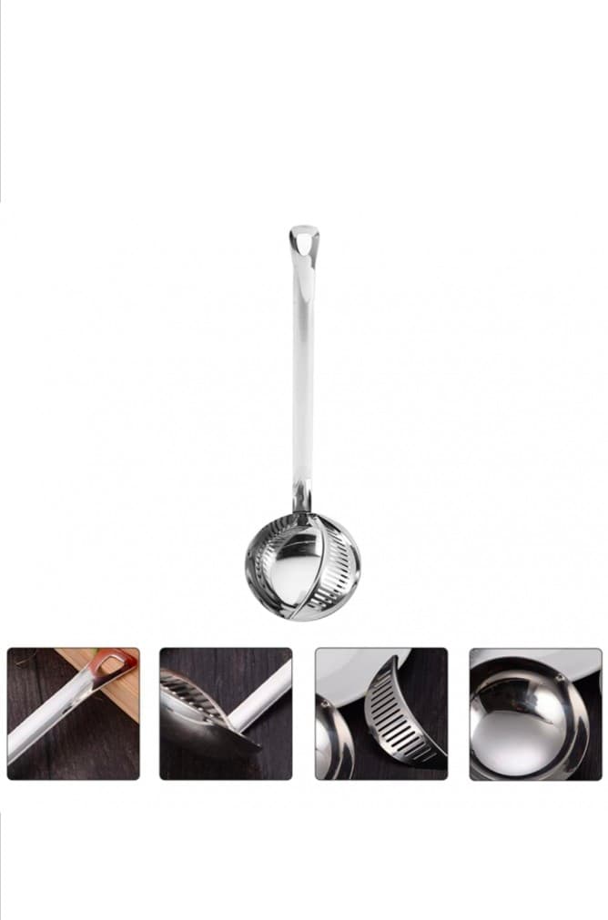 Nadstar1 Stainless Steel Hot Pot Soup Spoon