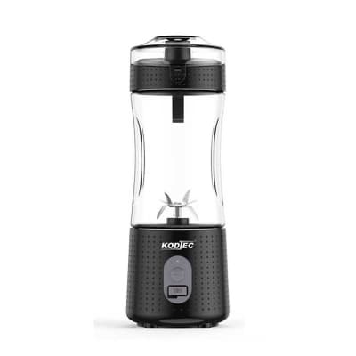Kodtec Portable Blender 380ml, Plastic Rechargeable KT-3030RBL