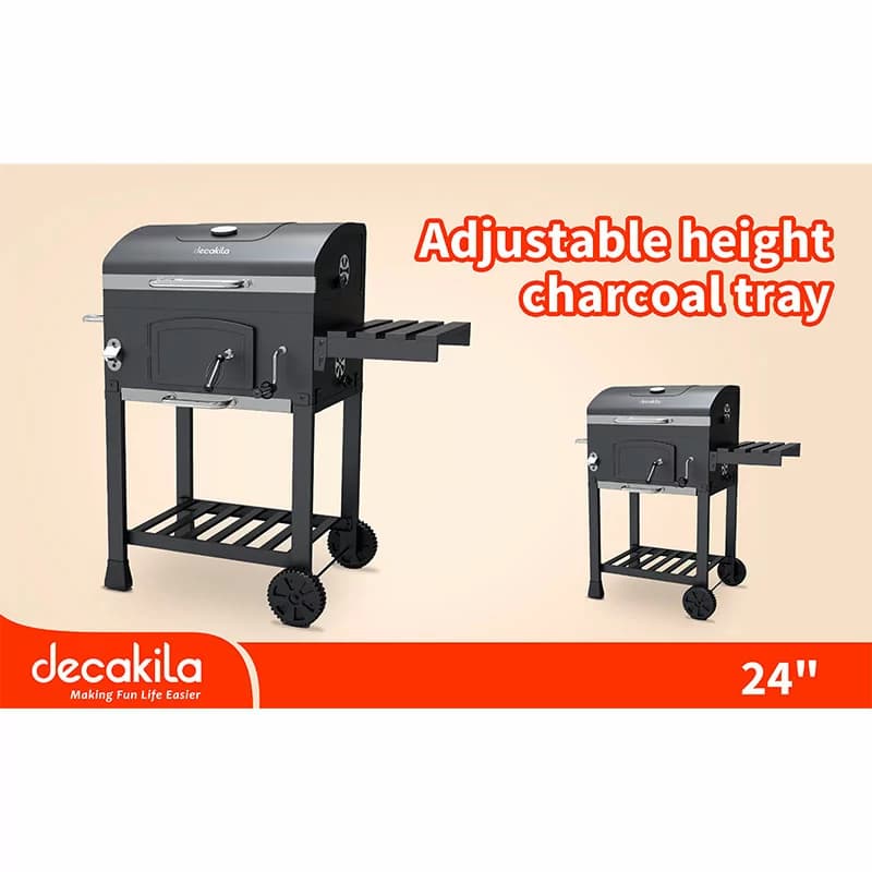 Decakila Barbeque Grill W/stand Black