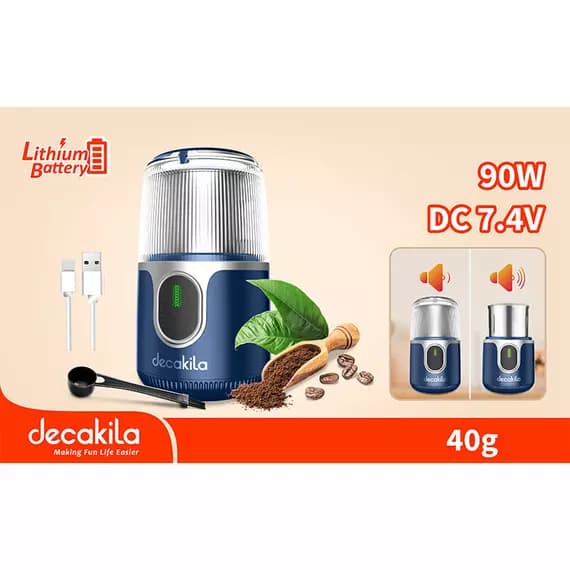 Decakila Coffee Grinder Cordless 90W