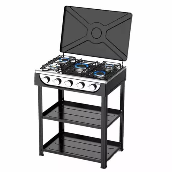 Decakila Gas Cooker with Shelf & Stand