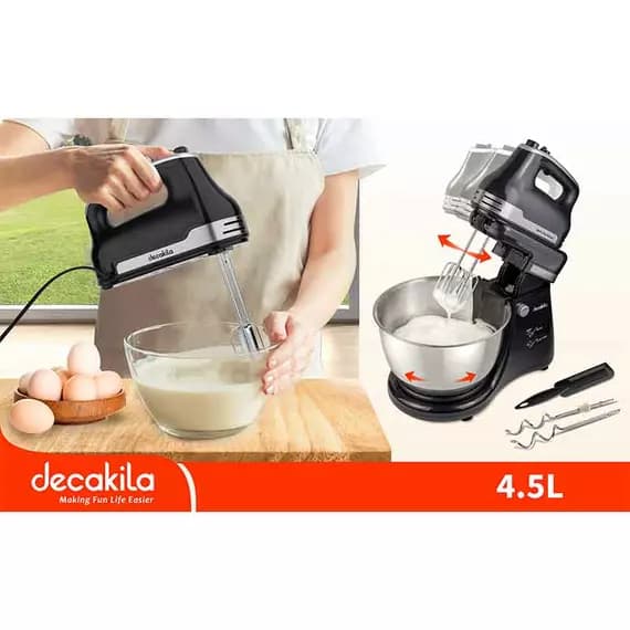 Decakila Stand Mixer With Stainless Steel Bowl 4.5l 300W