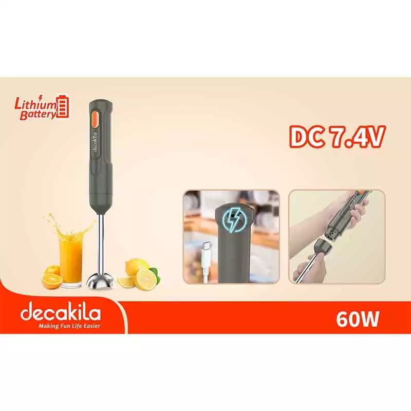 Decakila Hand Blender Cordless 60W