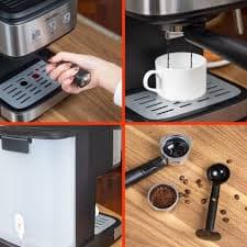 Decakila Espresso Coffee Machine 1.5l 850W 2pc KECF009B