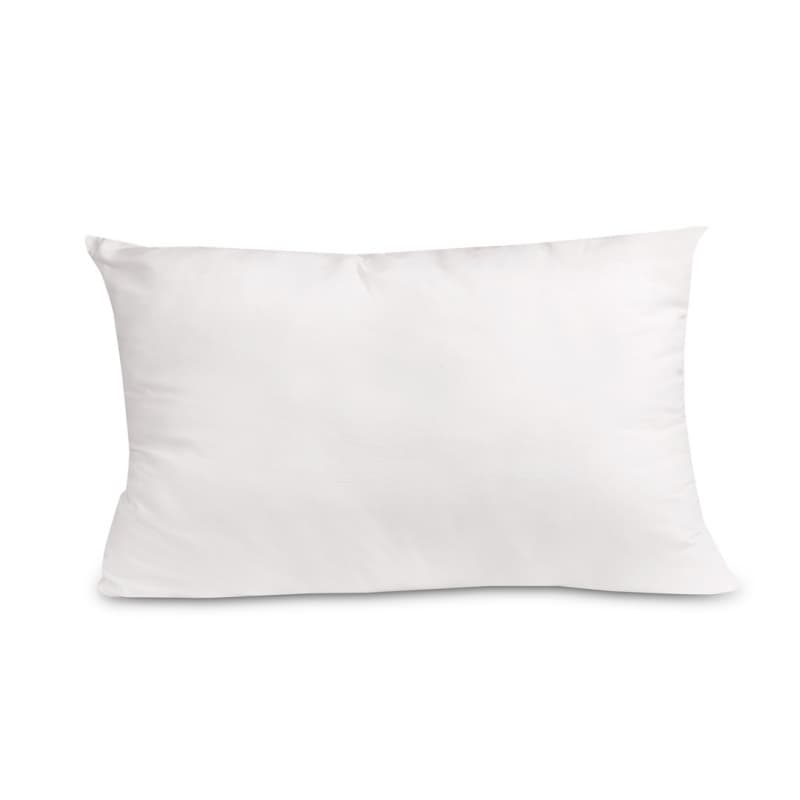 Generic Xtra Large Pillows (20x36") - 100% Cotton, Crisp Percale, Plain White.