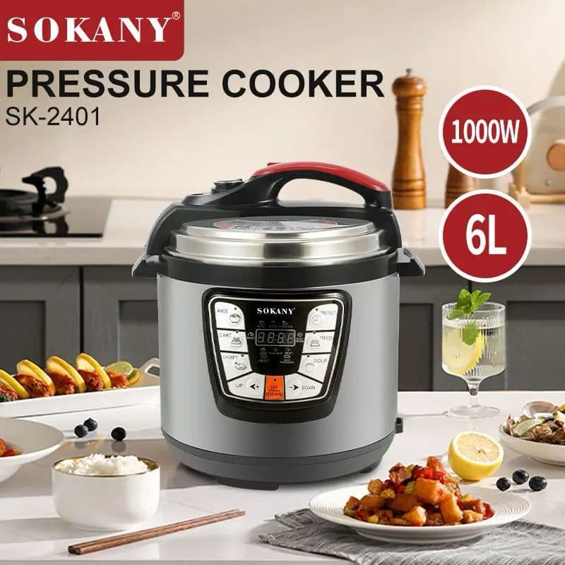 SOKANY PRESSURE COOKER 6L