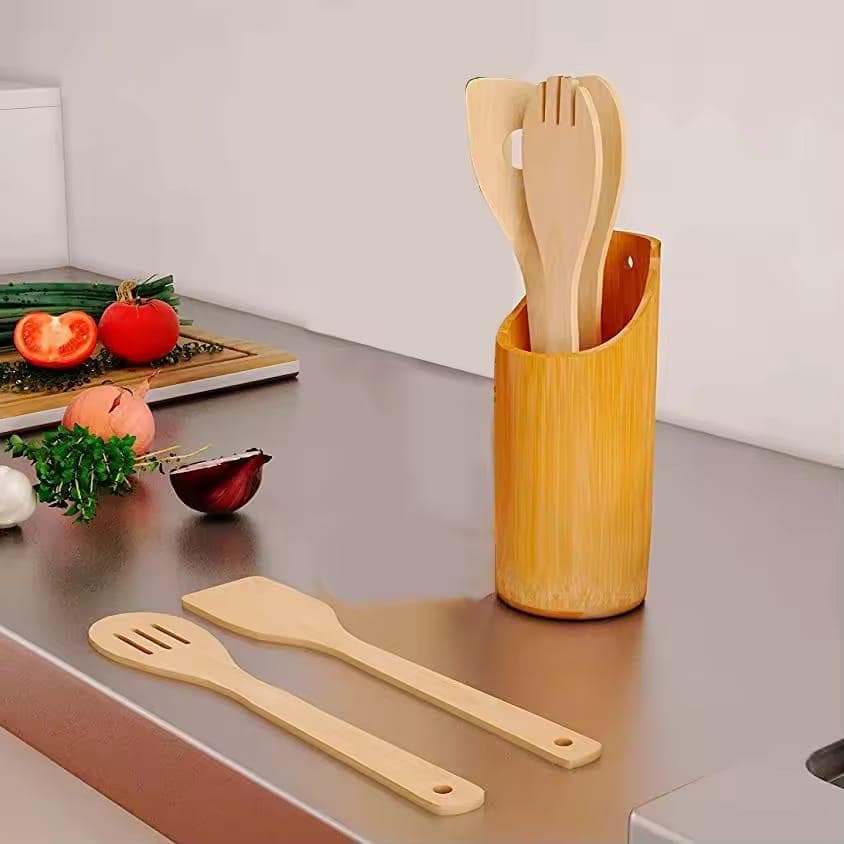 Bamboo Cooking Utensils Set