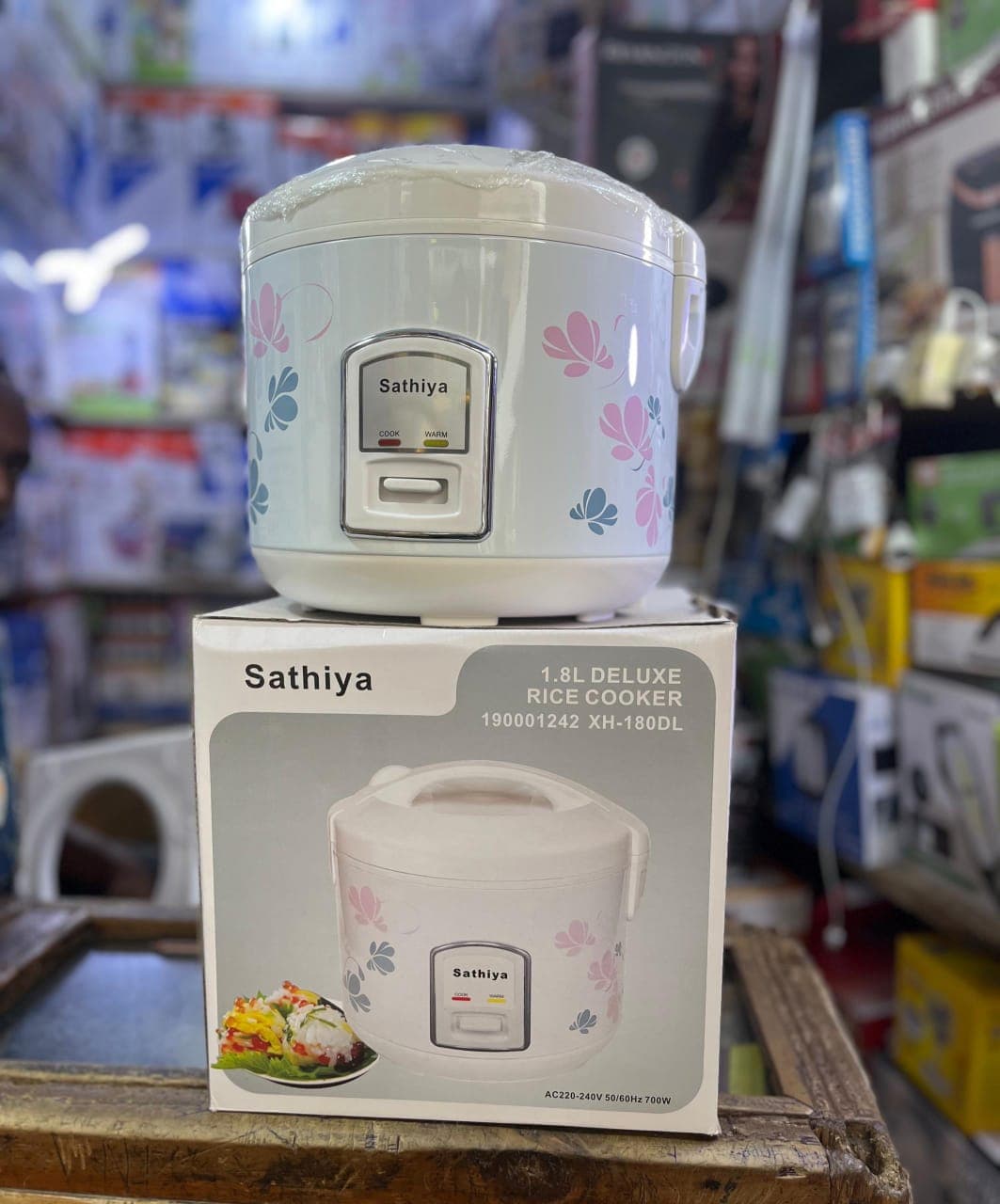 SATHIYA ELECTRIC RICE COOKER 1.8L